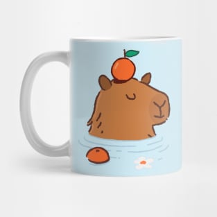 capybara yuzu bath Mug